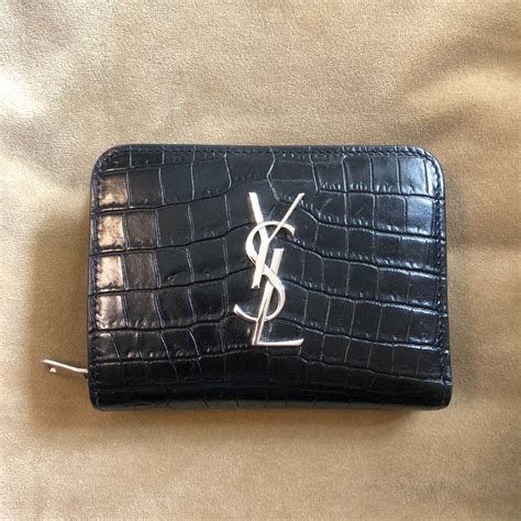 ysl compact zip around wallet